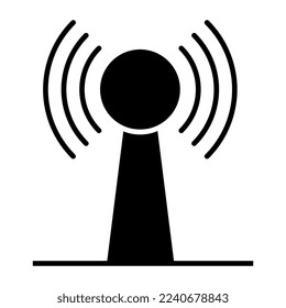 Perfect design icon of hotspot tower 