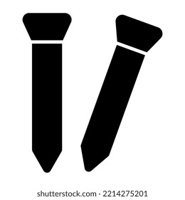 A perfect design icon of iron nails