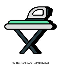 Icono de diseño perfecto del soporte de hierro