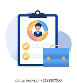A perfect design icon of job application

