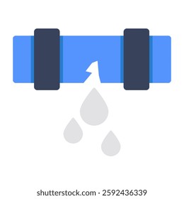 Perfect design icon of leak detector