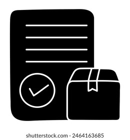 Perfect design icon of logistic list

