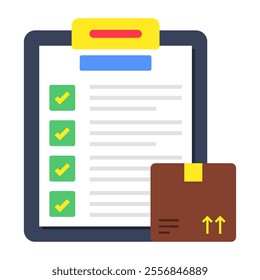 Perfect design icon of logistic list