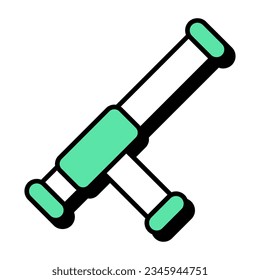 Icono de diseño perfecto de ametralladora