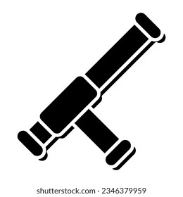 Icono de diseño perfecto de ametralladora