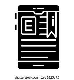 Ícone de design perfeito do marcador móvel