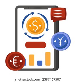 Icono de diseño perfecto de las criptomonedas móviles

