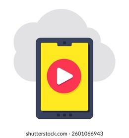 Perfect design icon of mobile video