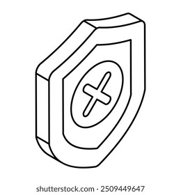 Icono de diseño perfecto de ninguna seguridad 