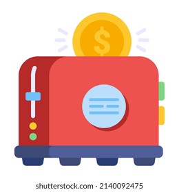 A perfect design icon of online data analytics

