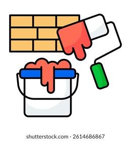 Perfect design icon of paint roller