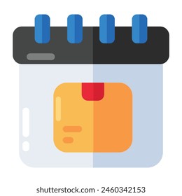Perfect design icon of parcel schedule