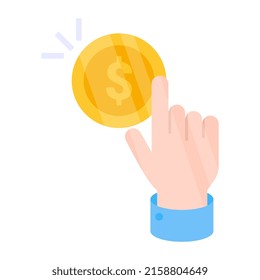 Icono de diseño perfecto de pago por clic