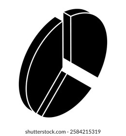 Perfect design icon of pie chart
