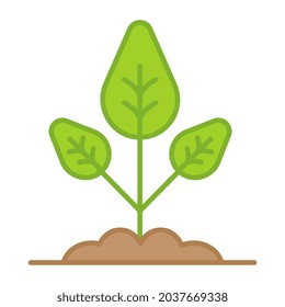 A perfect design icon of plant