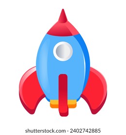 A perfect design icon of projectile
