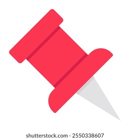 Ein perfektes Design-Icon für den Push-Pin