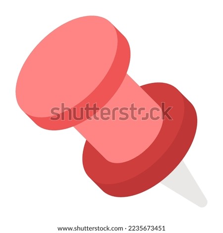A perfect design icon of pushpin 