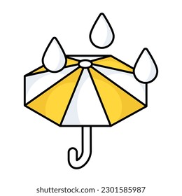 Icono de diseño perfecto de la rainshade 