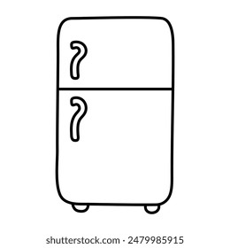 Perfect design icon of refrigerator

