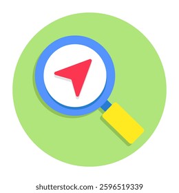Perfect design icon of search cursor