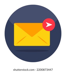 Icono de diseño perfecto para enviar correo 