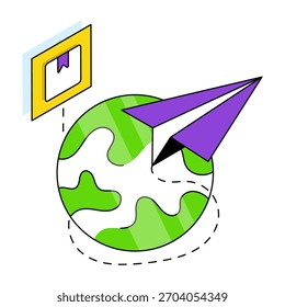 Un icono de diseño perfecto de enviar paquete 