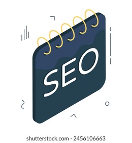 Icono de diseño perfecto de la programación seo 

