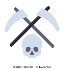 A perfect design icon of skull bones


