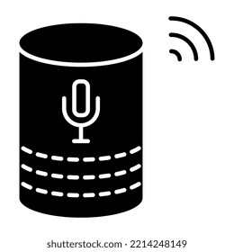 Ein perfektes Design-Icon für intelligente Lautsprecher 