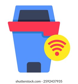 Perfect design icon of smart trash