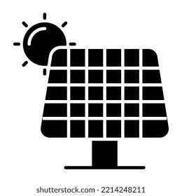 Perfect design icon of solar panel