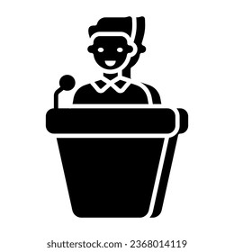 Perfektes Design-Symbol für Sprache 