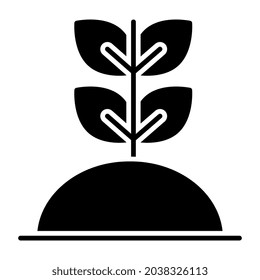 Un icono de diseño perfecto de brote