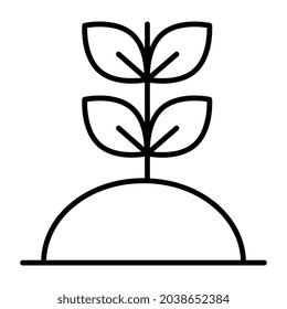 Un icono de diseño perfecto de brote