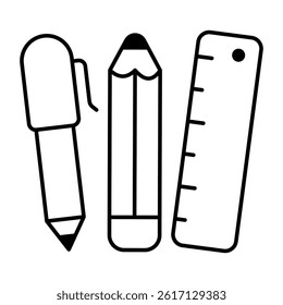 Perfect design icon of stationary