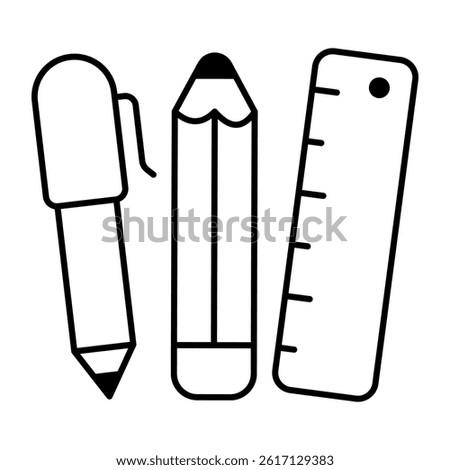 Perfect design icon of stationary