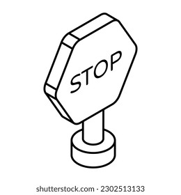 Icono de diseño perfecto del panel de detención