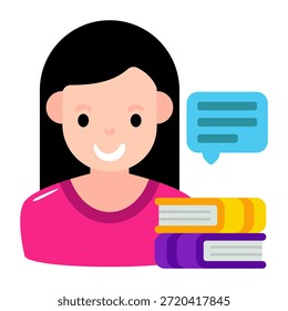 Icono perfecto del diseño del estudiante