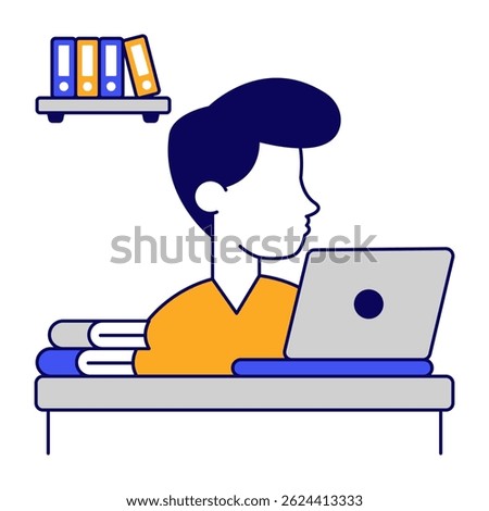 Perfect design icon of student