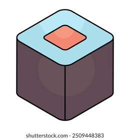 Ícone de design perfeito de sushi