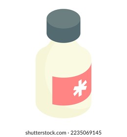 Perfect design icon of syrup bottle