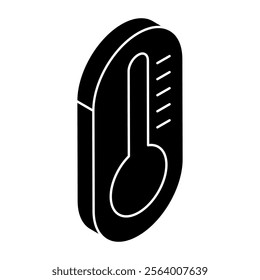 Perfect design icon of thermometer
