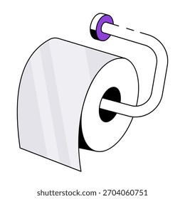 A perfect design icon of tissue roll