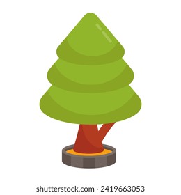 A perfect design icon of tree

