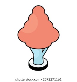 A perfect design icon of tree