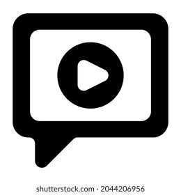 Ein perfektes Design-Icon für Video-Chat