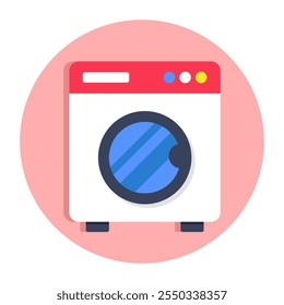 Icono perfecto del diseño de la lavadora