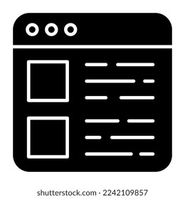 Perfect design icon of web layout 