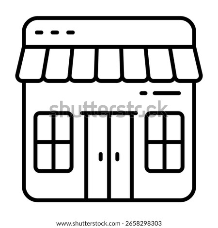 Perfect design icon of web shop